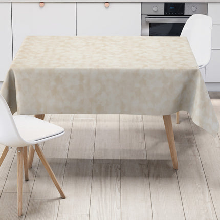Wachstuch Tischdecke beige marmoriert