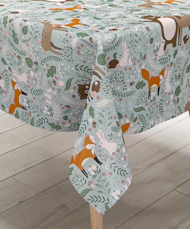 Wachstuch Rolle K150133 Wild Fuchs Reh Bär Kids Rollenware