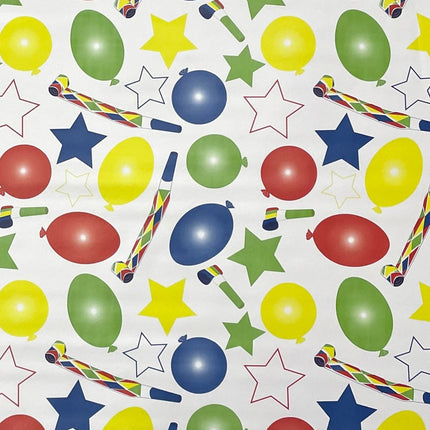 Wachstuch Tischdecke K150180 Geburtstag Luftballon Party eckig rund oval