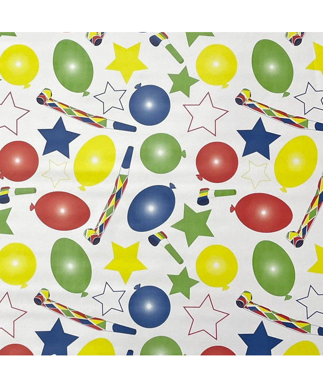 Wachstuch Rolle K150180 Party Luftballon Geburtstag Fasching Rollenware