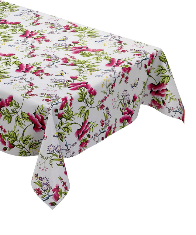 Wachstuch Tischdecke K150207 Blumenwiese Schmetterlinge eckig rund oval