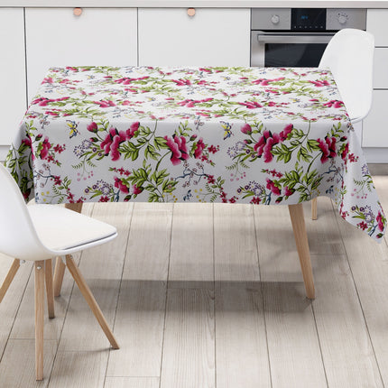 Wachstuch Tischdecke K150207 Blumenwiese Schmetterlinge eckig rund oval