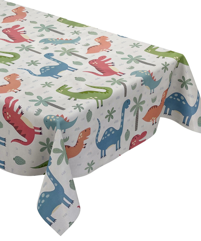 Wachstuch Tischdecke K150215 Dinosaurier Kindermotiv eckig rund oval