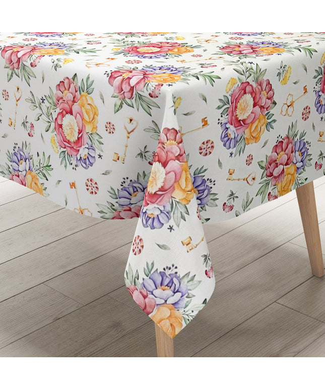 Wachstuch Tischdecke Rosen Blüten