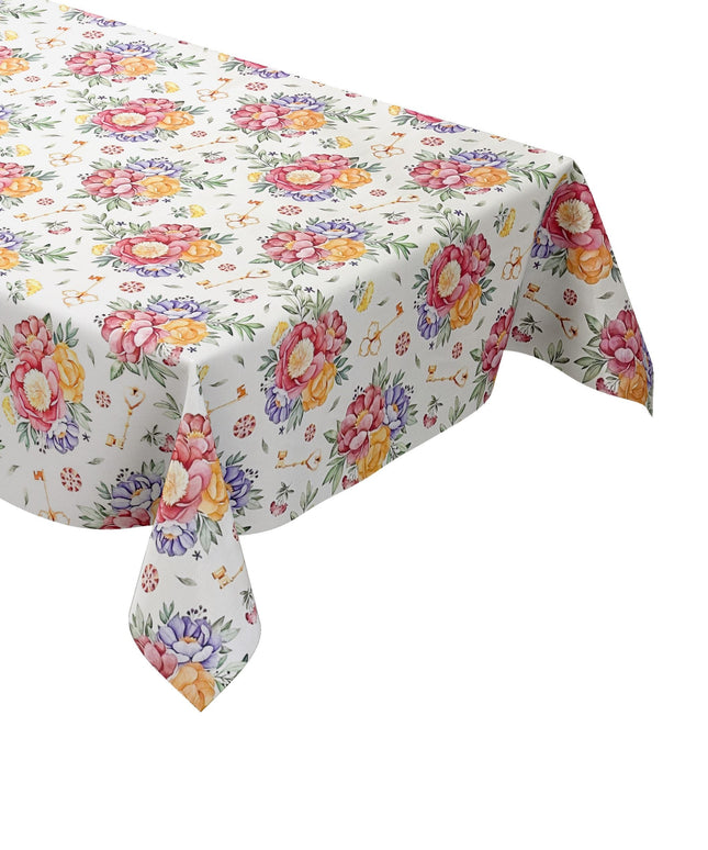 Wachstuch Tischdecke Rosen Blüten