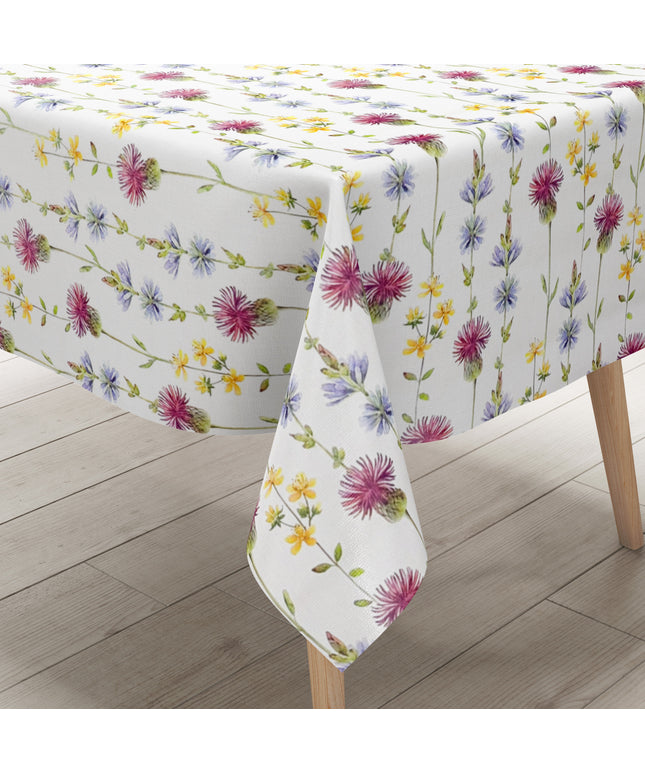 Wachstuch Tischdecke Blumenwiese