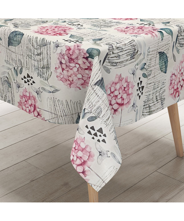 Wachstuch Tischdecke Hortensie