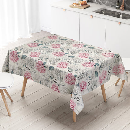 Wachstuch Tischdecke Hortensie