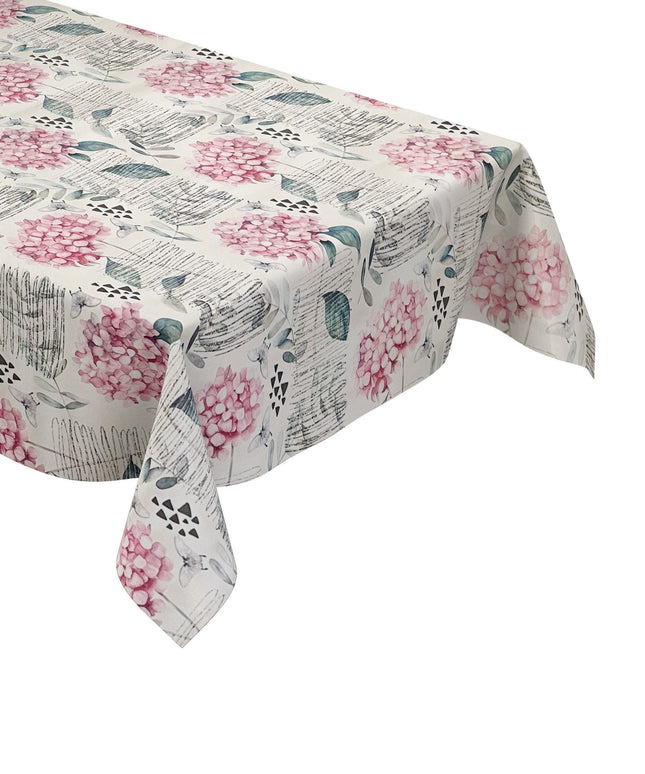 Wachstuch Tischdecke Hortensie