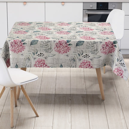 Wachstuch Tischdecke Hortensie