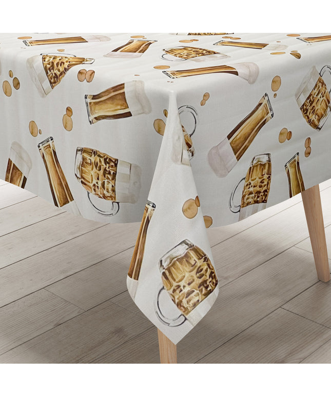 Wachstuchtischdecke Bier Bierkrug