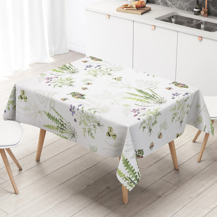 Wachstuch Tischdecke K150245 Herbst Eicheln Kastanien Laub eckig rund oval