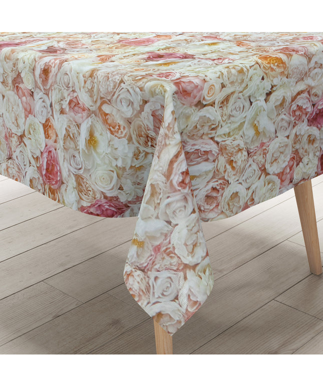 Wachstuch Tischdecke Rosenblüten