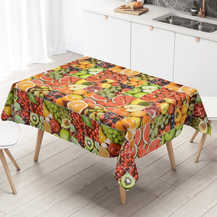 Wachstuchtischdecke Gemüse Früchte eckig rund oval bestellen