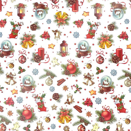 Wachstuch Rolle Weihnachten K18A Weihnachtskugel Dekoration Rollenware