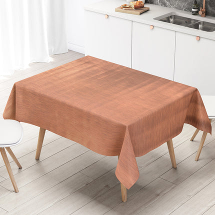 Wachstuch Tischdecke kupfermetallic