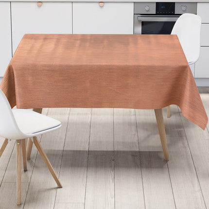 Wachstuch Tischdecke kupfermetallic