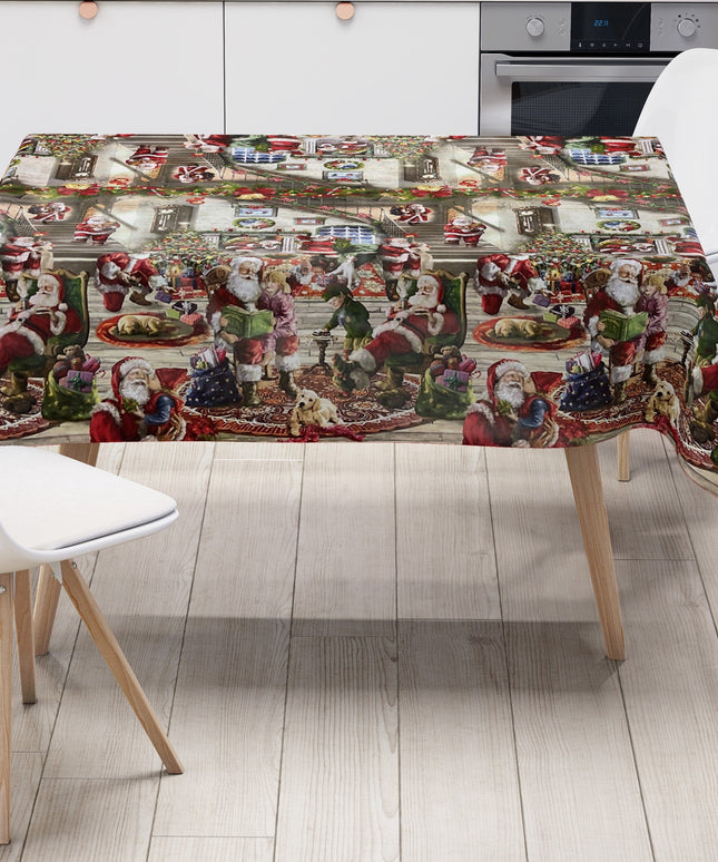 Wachstuch Rolle Weihnachten K25D Weihnachtshaus Bordürenmuster Rollenware