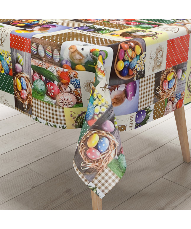 Wachstuch Tischdecke Ostern Osterhase Osterei