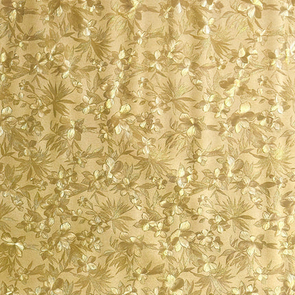 Wachstuch Tischdecke Damast geprägt gold