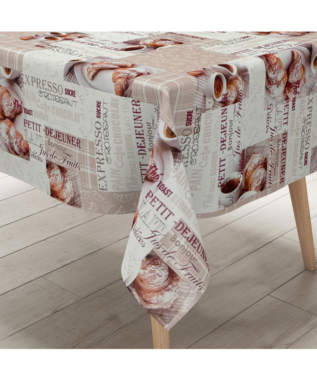 Wachstuch Tischdecke Küchenmotiv