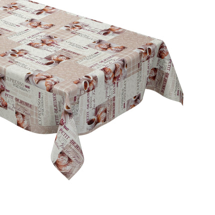 Wachstuch Tischdecke Küchenmotiv