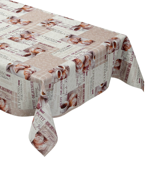 Wachstuch Tischdecke Küchenmotiv