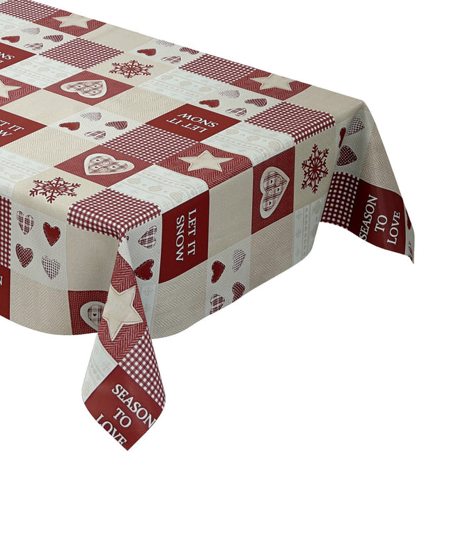 Wachstuch Tischdecke Weihnachten