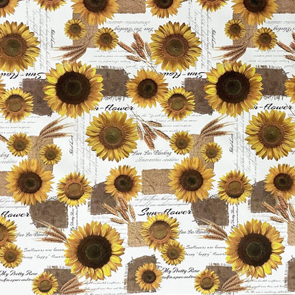 Wachstuchtischdecke Sonnenblumen Blumen Blüten
