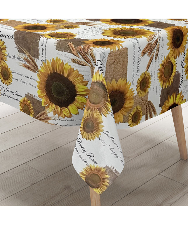 Wachstuchtischdecke Sonnenblumen Blumen Blüten