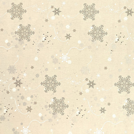 Wachstuch Tischdecke geprägt Weihnachten Skandinavien beige KE00820 eckig rund oval