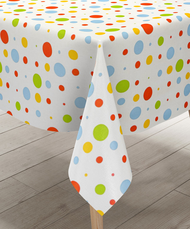 Wachstuchrolle Meterware Rollenware KE45410 bunte Punkte