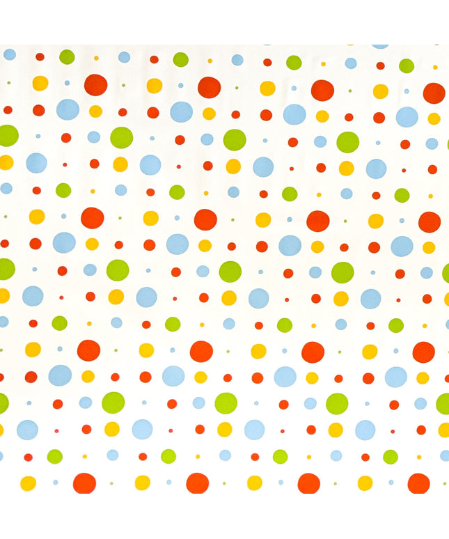 Wachstuchrolle Meterware Rollenware KE45410 bunte Punkte