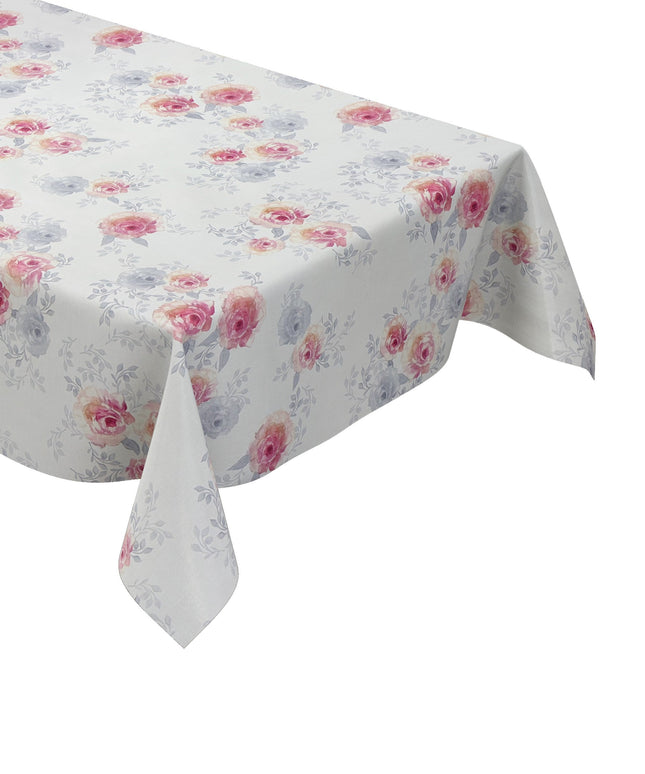 Wachstuch Tischdecke geprägt KE4811R Rosen Blüten eckig rund oval