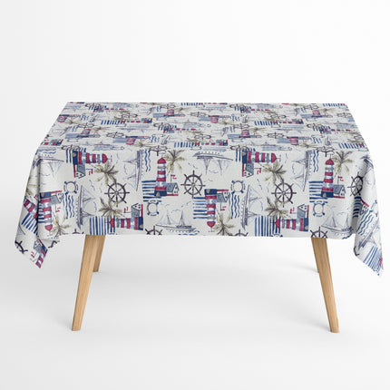 Beschichtete Baumwolle Jacquard Segelboot maritim
