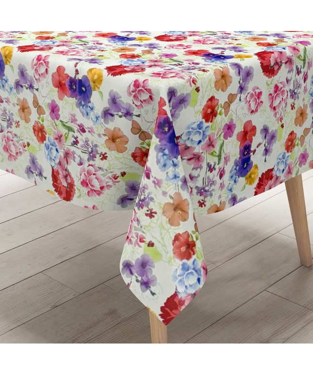 Wachstuch Tischdecke Blumen