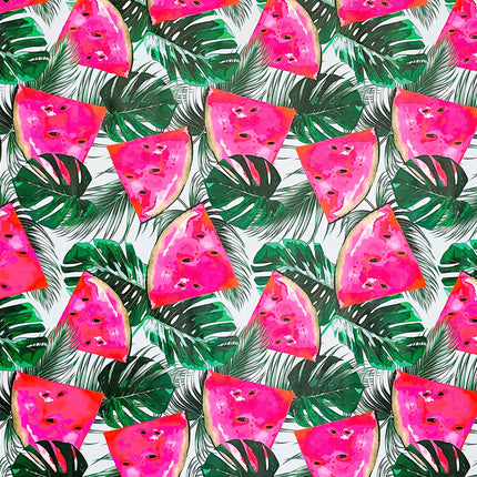 Wachstuch Tischdecke eckig rund oval Dschungel Melone