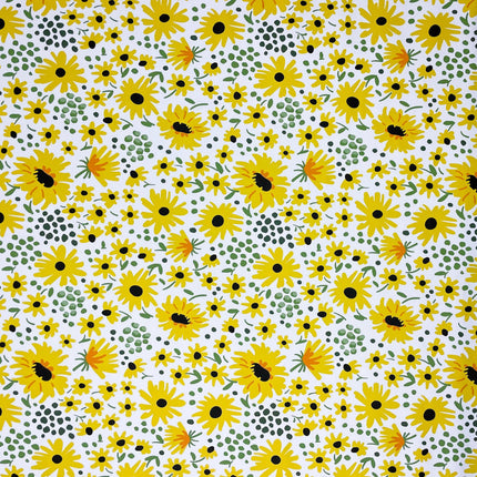 Wachstuchtischdecke Sonnenblumen Blüten Sommer kevkus eckig rund oval kaufen