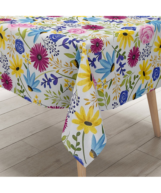 abwaschbare PVC Wachstuchtischdcke eckig rund oval kevkus blumen Dschungel Sommer Frühjahr