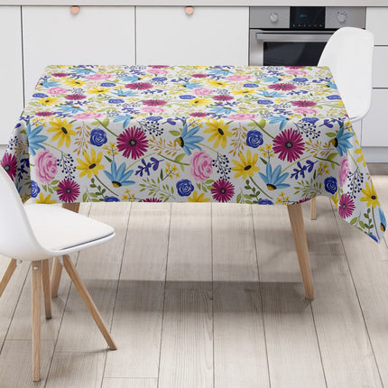 abwaschbare PVC Wachstuchtischdcke eckig rund oval kevkus blumen Dschungel Sommer Frühjahr