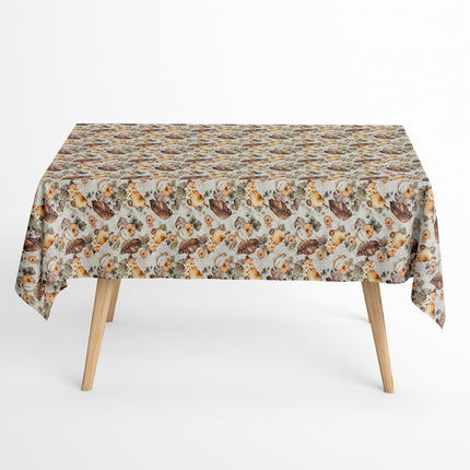 Jacquard Tischdecke Herbst Früchte Blätter Obst