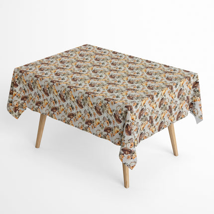 Jacquard Tischdecke Herbst Früchte Blätter Obst