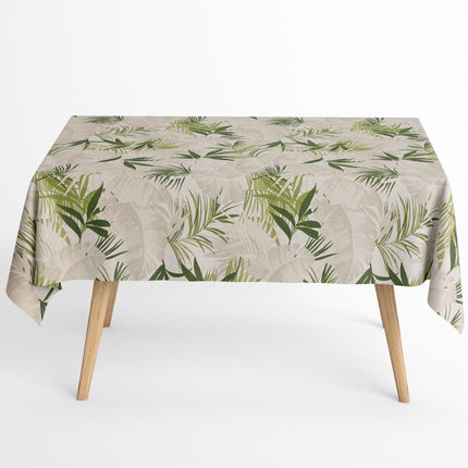 Baumwoll Tischdecke Palmen Dschungel