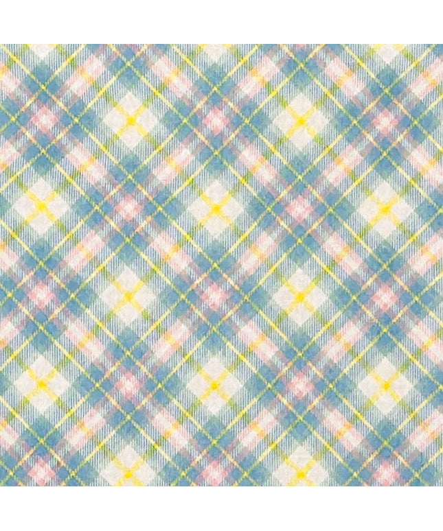 fleckenabweisende beschichtete Baumwoll Tischdecke pastellfarben kariert
