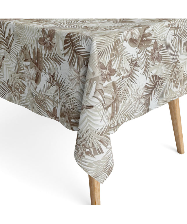 Baumwolltischdecke Dschungel Monstera Palmen