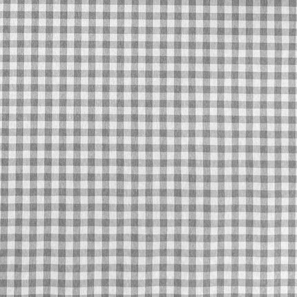 Baumwoll Tischdecke grau kariert