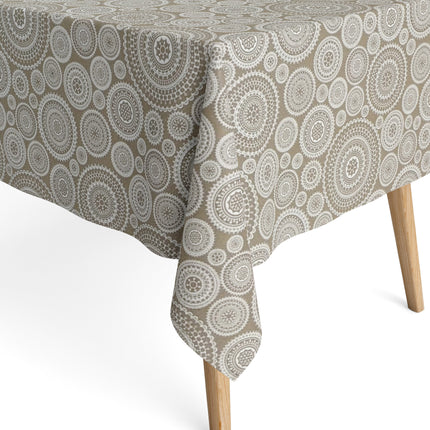 Baumwolltischdecke Mandala Kreise