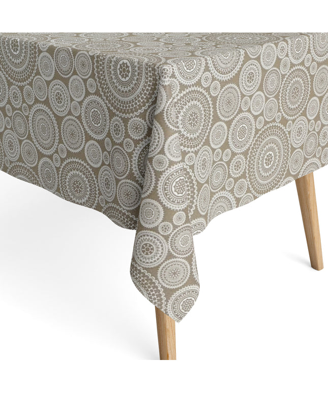 Baumwolltischdecke Mandala Kreise