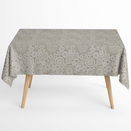 Baumwolltischdecke Mandala Kreise