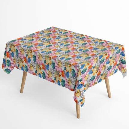 Baumwoll Tischdecke Korallen